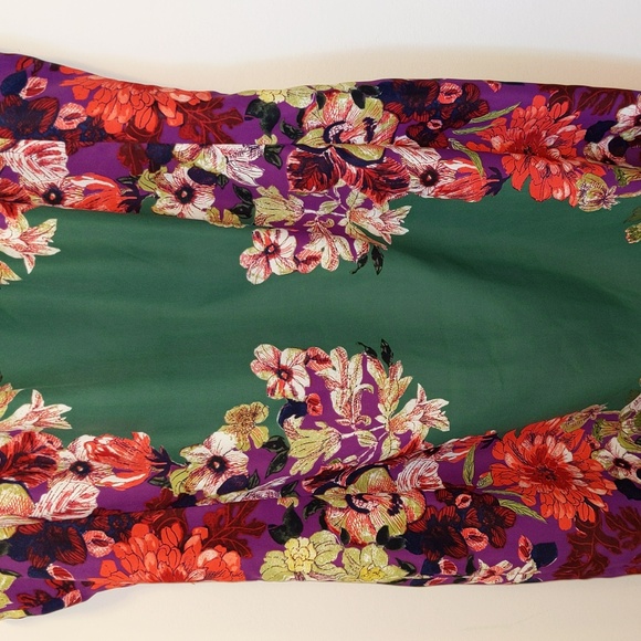 Ann Taylor Petite Women's Size 8P Sleeveless Floral Print Lined Dress - Picture 3 of 14